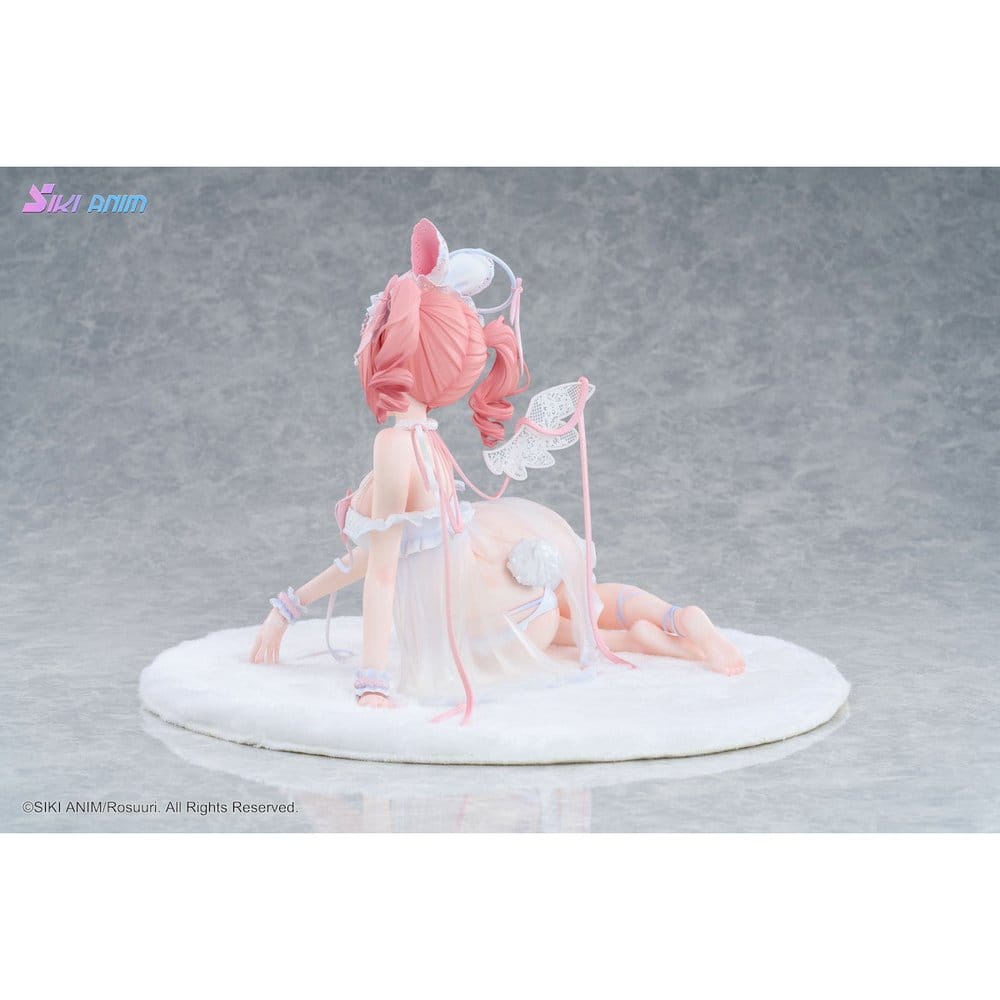 PREORDINE+ 10/2027 Original Character PVC Figure 1/4 White Rabbit Rosu Angel Ver. Illustrated by Rosuuri Bonus Edition 23 cm