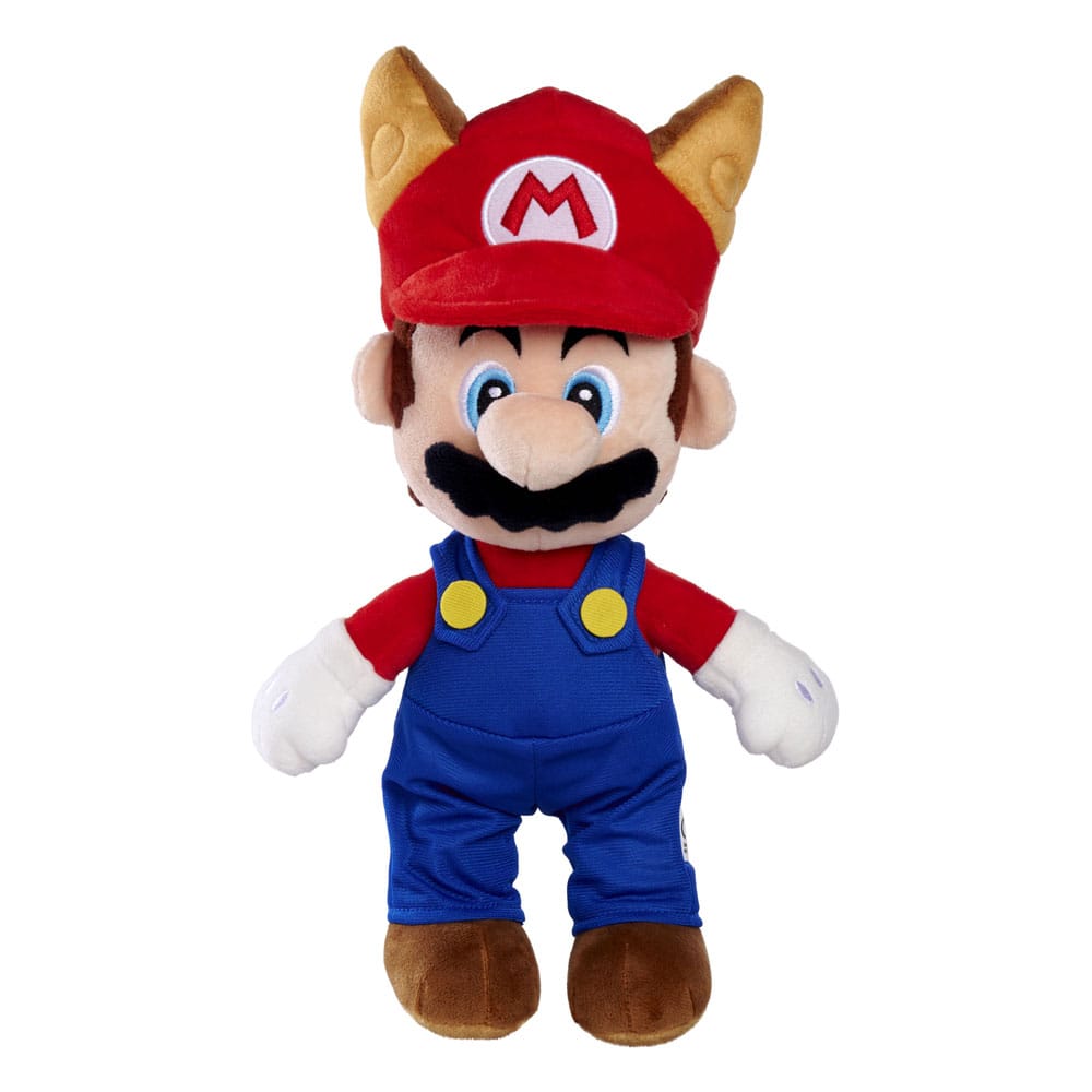 SU ORDINAZIONE Super Mario Plush Figure Tanuki Mario 30 cm