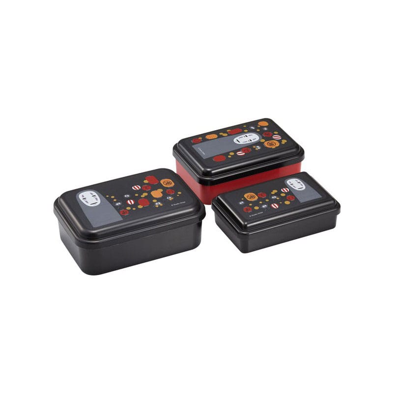 SU ORDINAZIONE Spirited Away Set of 3 Lunch Box No Face & Lantern