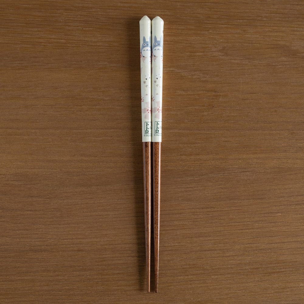 SU ORDINAZIONE Studio Ghibli lacquered Chopsticks sketches My Neighbor Totoro cherry tree 21 cm