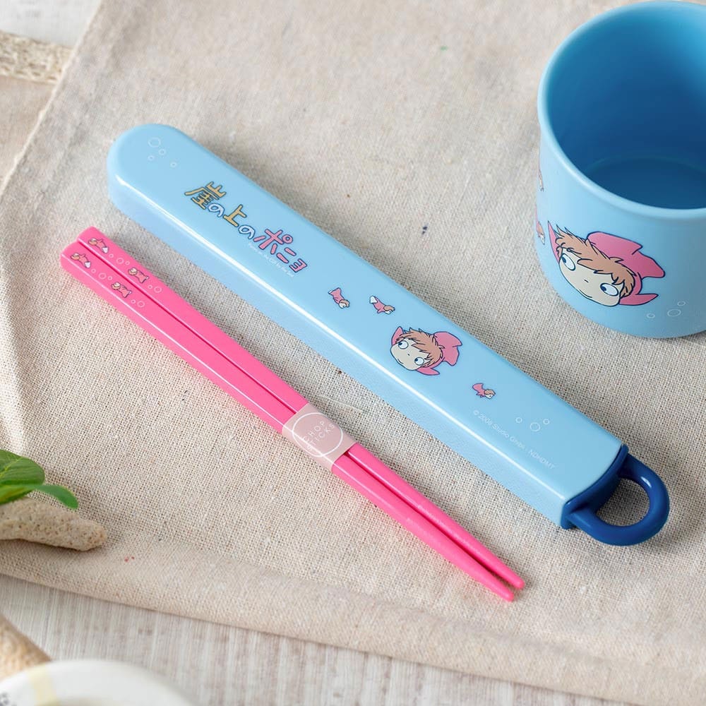 SU ORDINAZIONE Ponyo Chopsticks with Box Ponyo on the Cliff 16 cm *PREZZO SPECIALE*