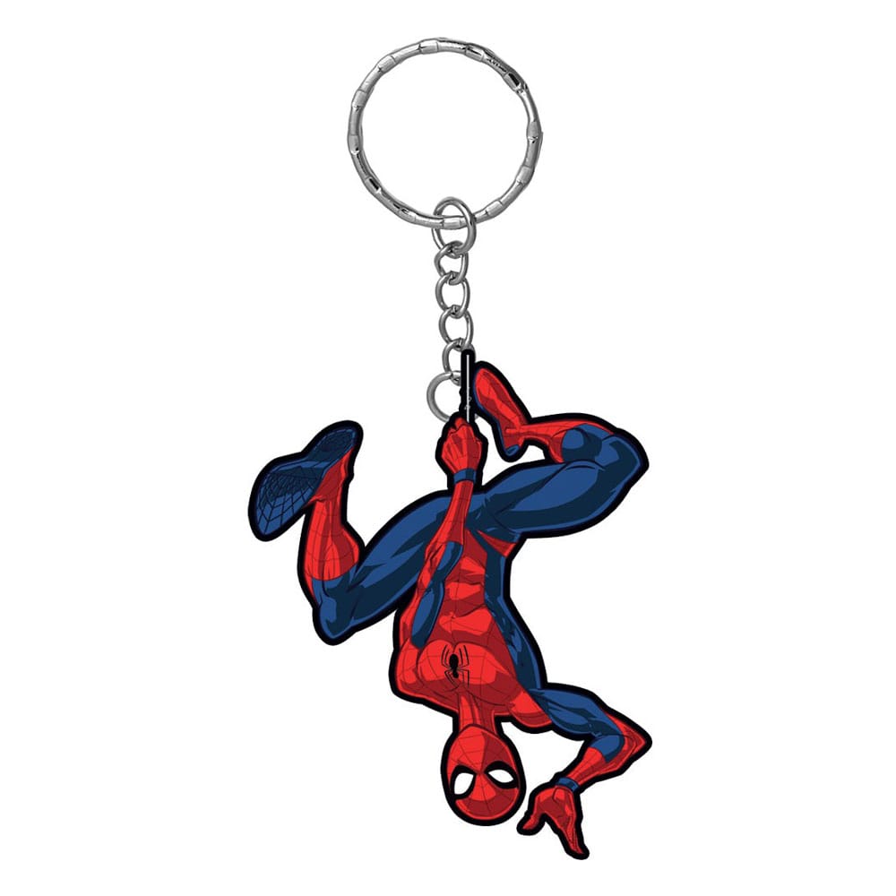 MADE TO ORDER Marvel Rubber Keychain Spider-Man Hanging