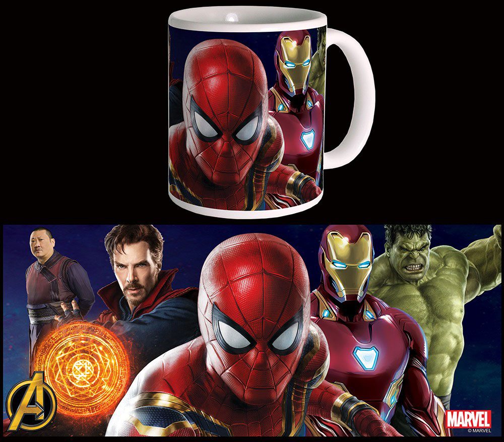 SU ORDINAZIONE Avengers Infinity War Mug Spider-Man