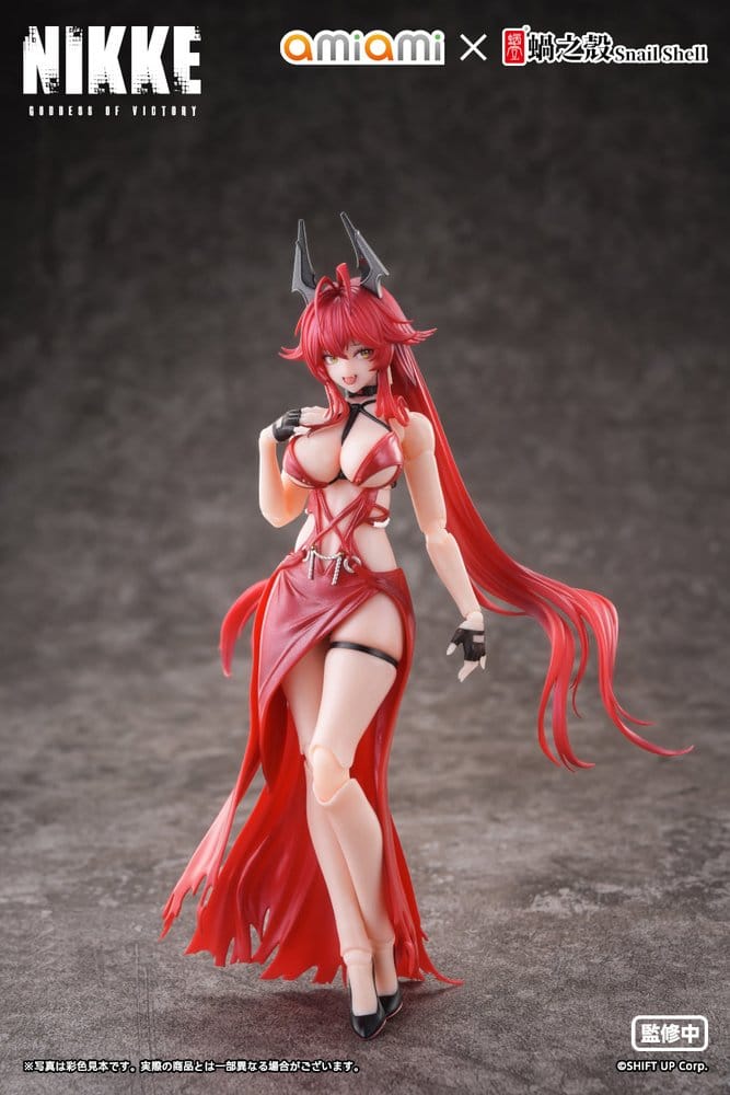 PREORDINE+ 09/2027 Goddess of Victory: Nikke Action Figure 1/12 Red Hood Nonsense Red 16 cm