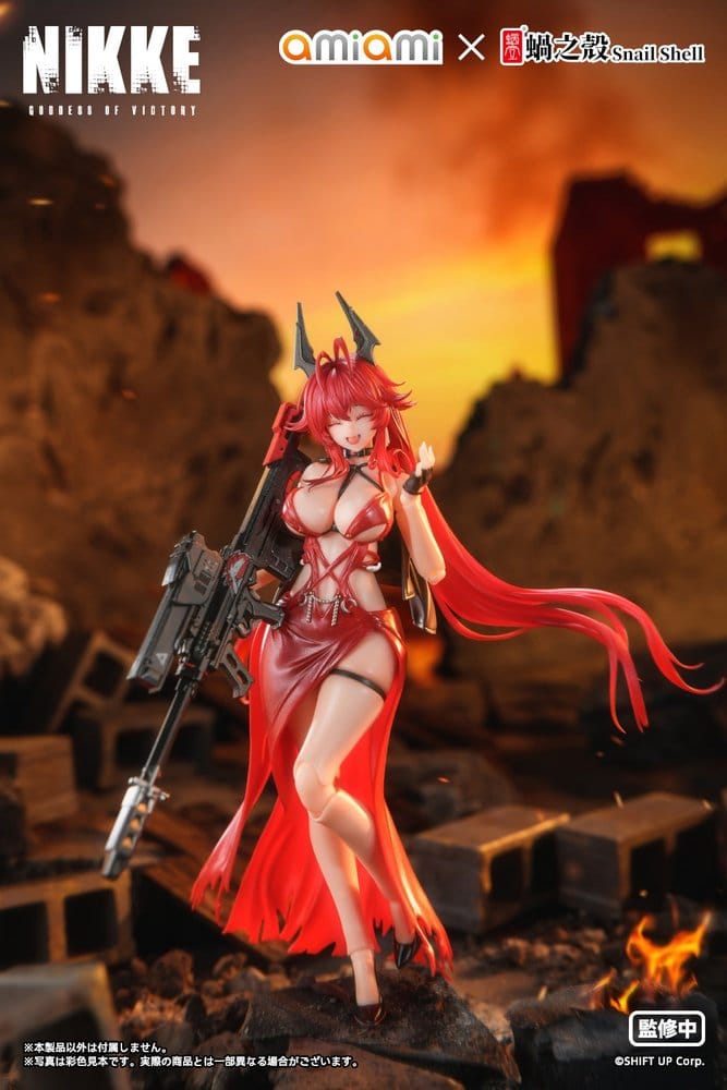 PREORDINE+ 09/2027 Goddess of Victory: Nikke Action Figure 1/12 Red Hood Nonsense Red 16 cm