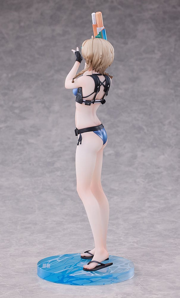 SU ORDINAZIONE Steins Gate PVC Statue 1/7 Suzuha Amane: Swimsuit Ver. 26 cm