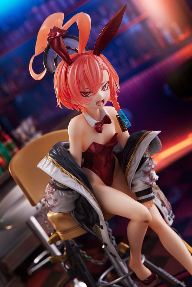 SU RICHIESTA Blue Archive Statue 1/7 Neru Mikamo Bunny Girl Ver. 25 cm