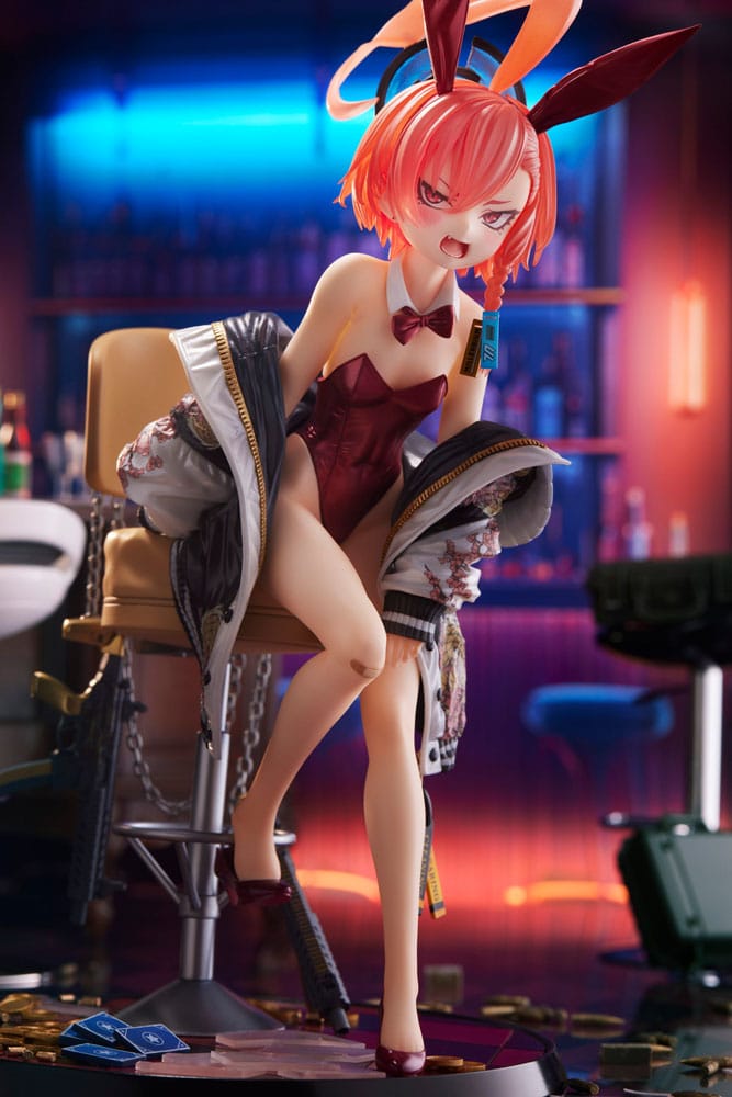SU RICHIESTA Blue Archive Statue 1/7 Neru Mikamo Bunny Girl Ver. 25 cm