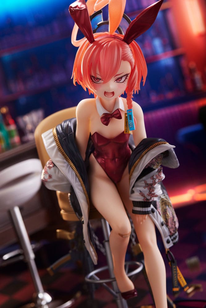 SU RICHIESTA Blue Archive Statue 1/7 Neru Mikamo Bunny Girl Ver. 25 cm