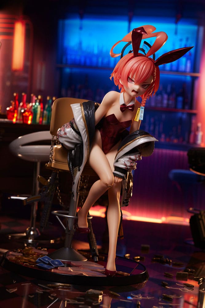SU RICHIESTA Blue Archive Statue 1/7 Neru Mikamo Bunny Girl Ver. 25 cm