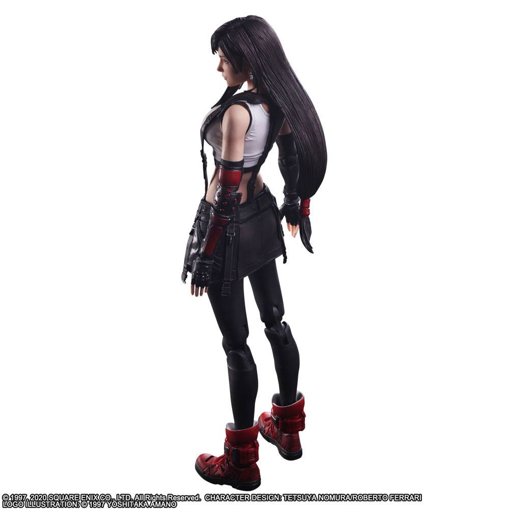 PREORDINE ESAURITO Final Fantasy VII Remake Play Arts Kai Action Figure Tifa Lockhart 25 cm