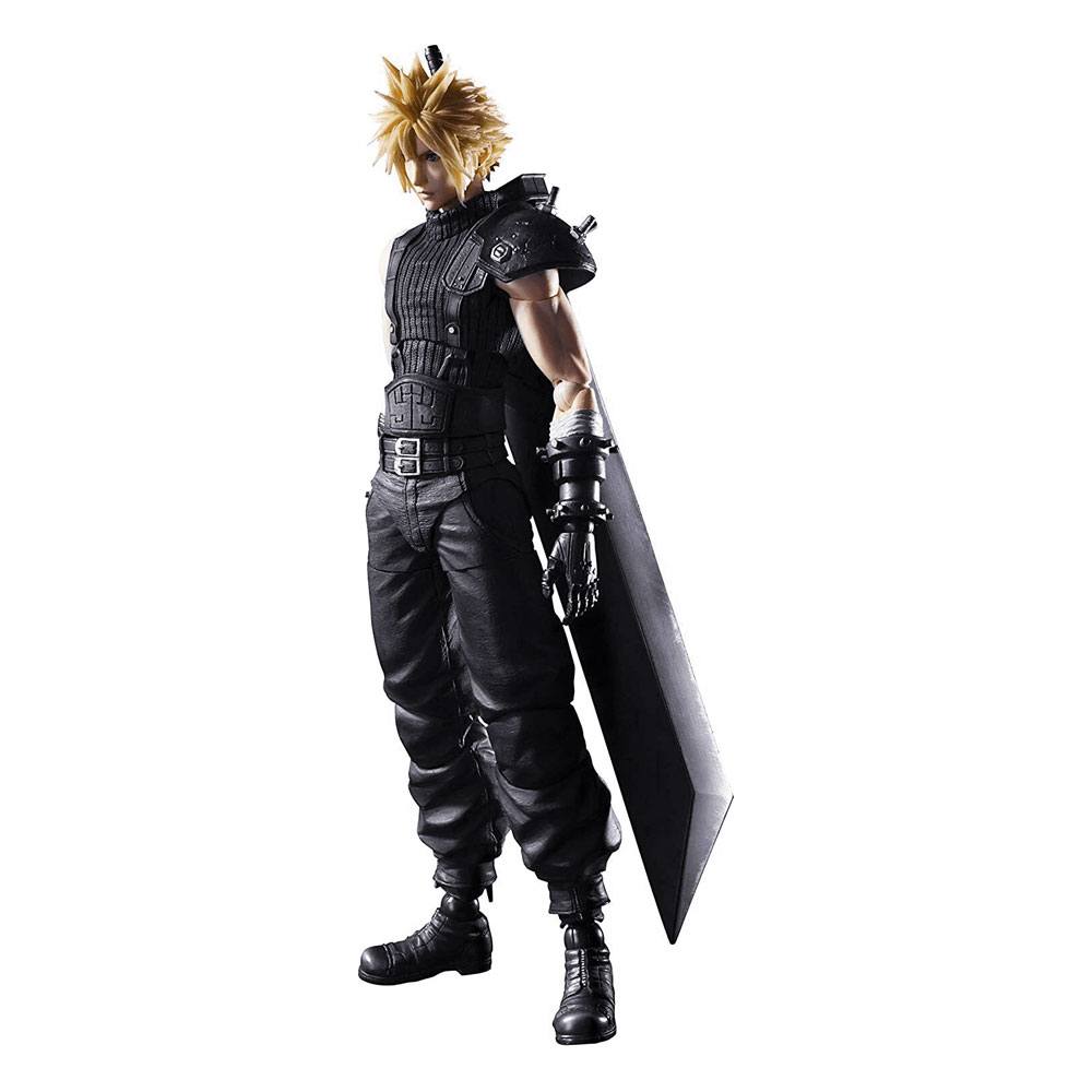 AUF BESTELLUNG Final Fantasy VII Remake Play Arts Kai Actionfigur Cloud Strife Ver. 2 27 cm
