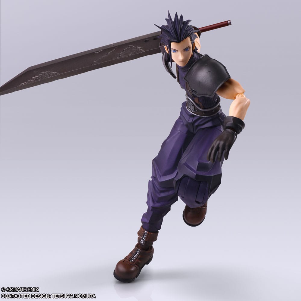 VORBESTELLUNG+ 11/2025 Final Fantasy VII Bring Arts Actionfigur Zack Fair 16 cm