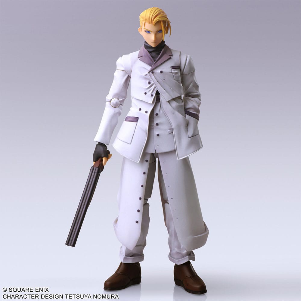 SU ORDINAZIONE Final Fantasy VII Bring Arts Action Figure Rufus Shinra 15 cm ESAURITO