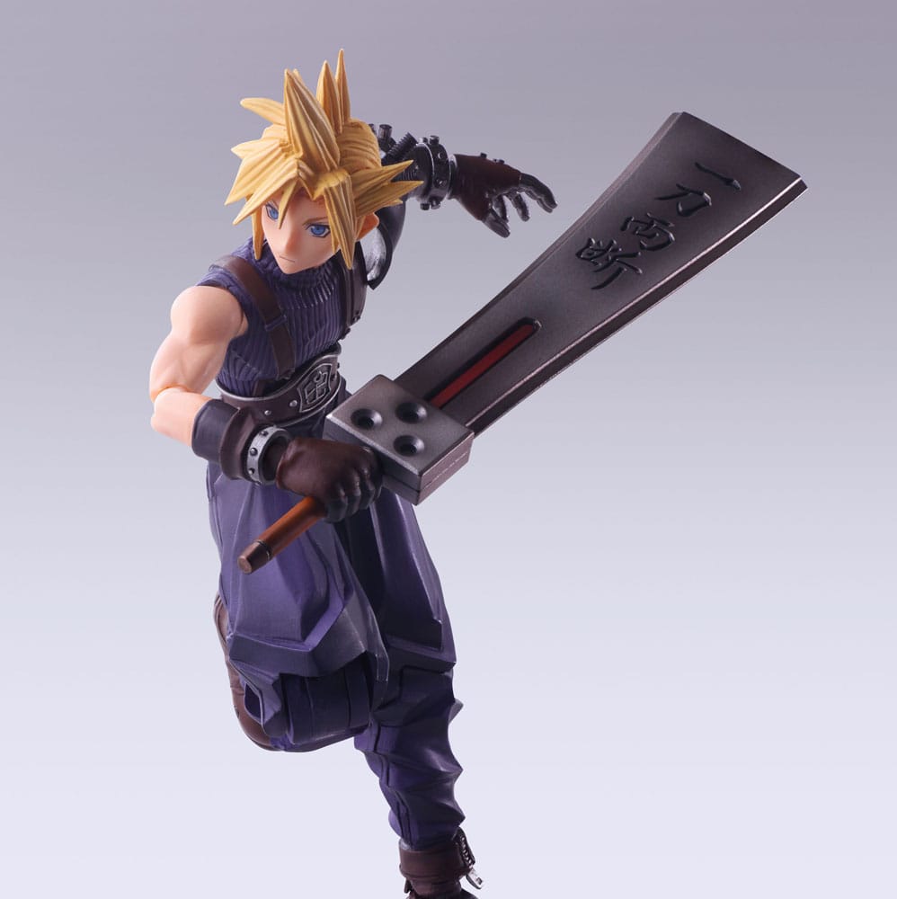 PREORDINE CHIUSO 02/2026 Final Fantasy VII Bring Arts Action Figure Cloud Strife Hardedge Ver. 15 cm (PREORDINE NON CANCELLABILE)