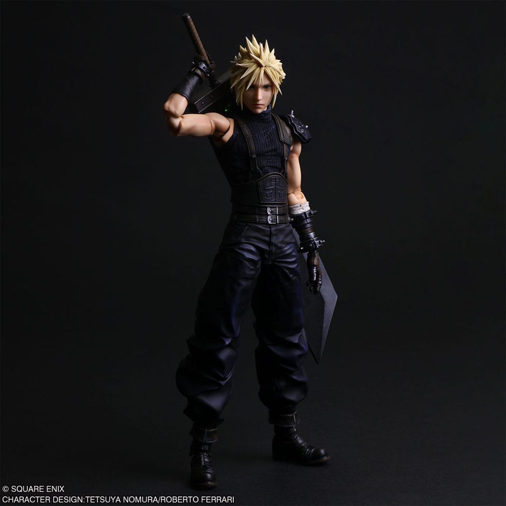 PREORDER+ CLOSED 08/2026 (NOT CANCELABLE) Final Fantasy VII Rebirth Play Arts Shin Action Figure Cloud Strife 27 cm