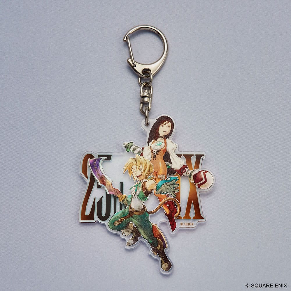 SU ORDINAZIONE Final Fantasy IX Acrylic Keychain 25th Anniversary Zidane & Garnet