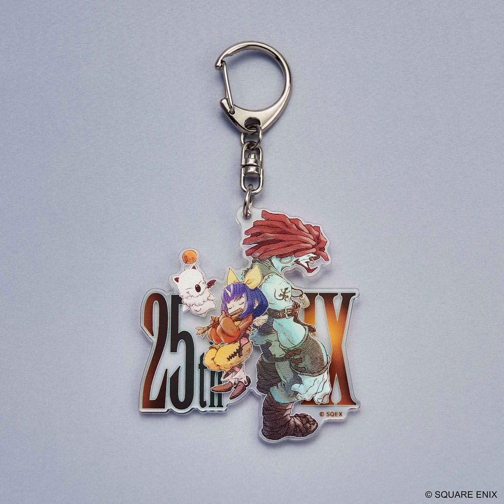 🧪 LAB | SU ORDINAZIONE Final Fantasy IX Acrylic Keychain 25th Anniversary Eiko & Salamander