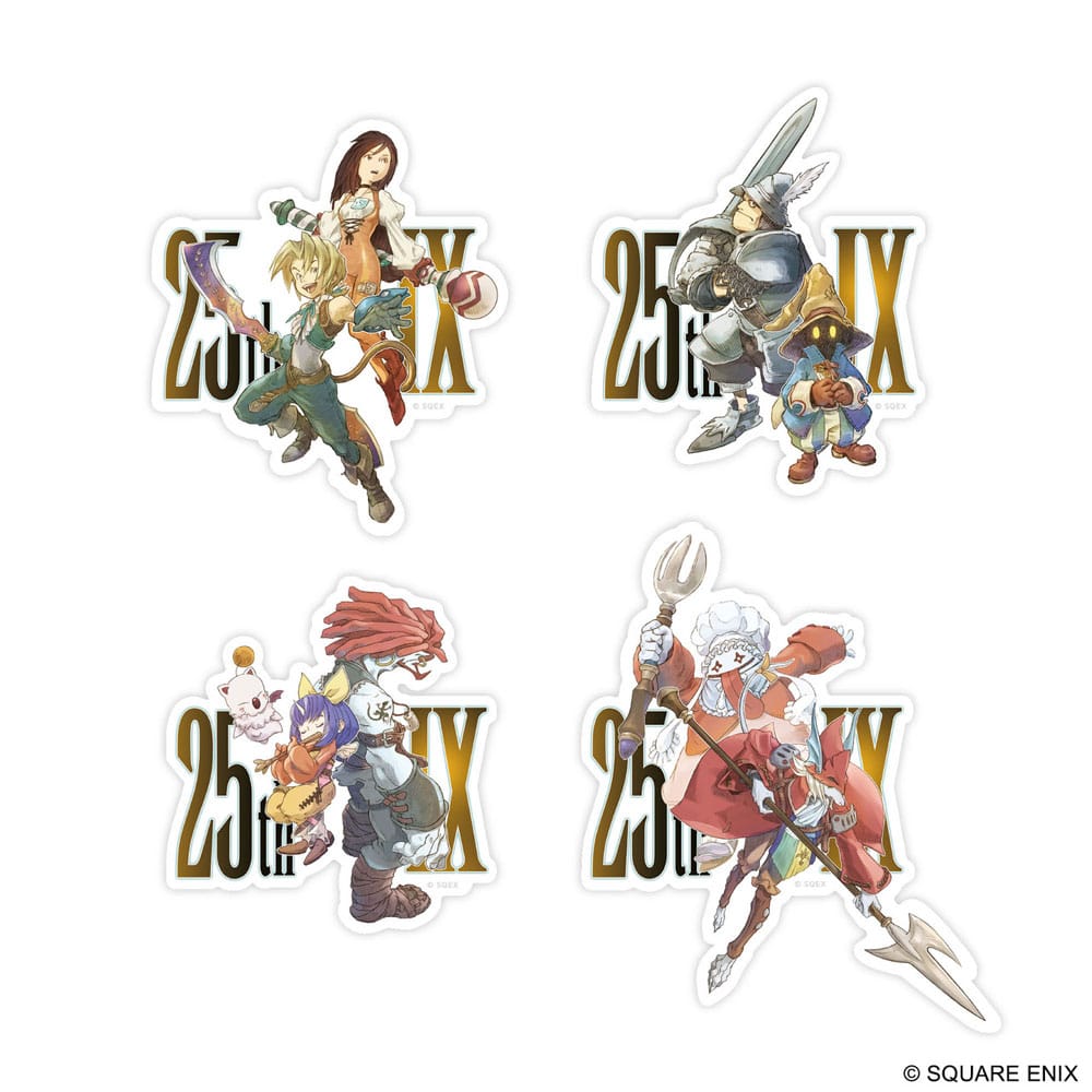 SU ORDINAZIONE Final Fantasy IX Sticker Pack 25th Anniversary