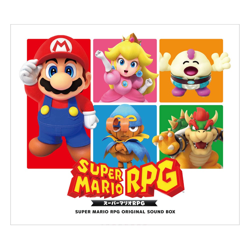 AUF BESTELLUNG HERGESTELLT Super Mario RPG (Switch-Version) Original-Soundtrack 4xCD Deluxe-Box-Set