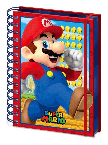 SU ORDINAZIONE Super Mario 3D Wiro Notebook A5 Mario