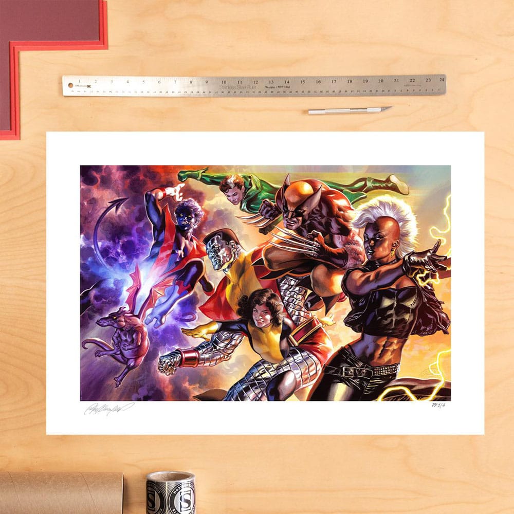 🧪 LAB | SU ORDINAZIONE Marvel X-Men Art Print The X-Men by Felipe Massafera 46 x 66 cm - unframed