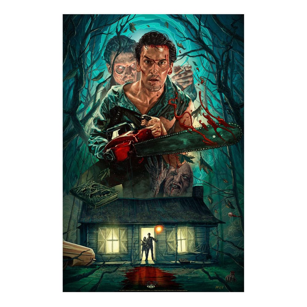 SU ORDINAZIONE Evil Dead 2: Dead by Dawn Art Print Ash Williams 46 x 61 cm - unframed *PREZZO SPECIALE*