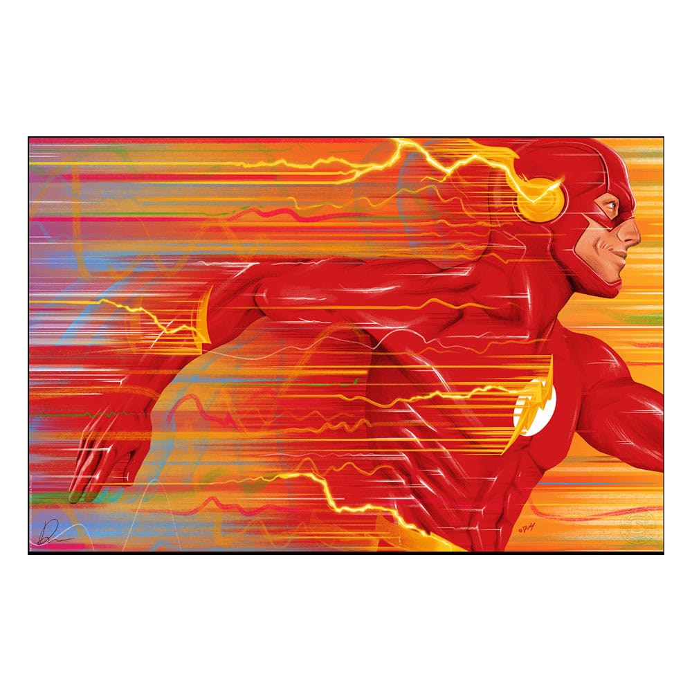 AUF BESTELLUNG HERGESTELLT DC Comics Kunstdruck The Flash 61 x 41 cm - ungerahmt *SONDERPREIS*