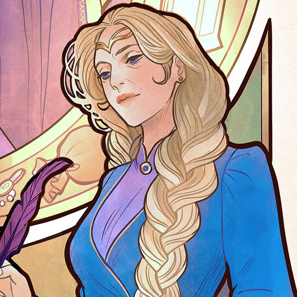 🧪 LAB | SU ORDINAZIONE Critical Role Art Print Matthew Mercer: 10th Anniversary Art Nouveau Illustrations 46 x 28 cm - unframed