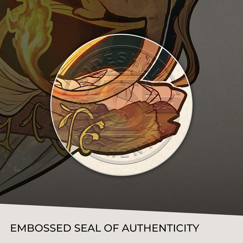 🧪 LAB | SU ORDINAZIONE Critical Role Art Print Ashley Johnson: 10th Anniversary Art Nouveau Illustrations 46 x 28 cm - unframed