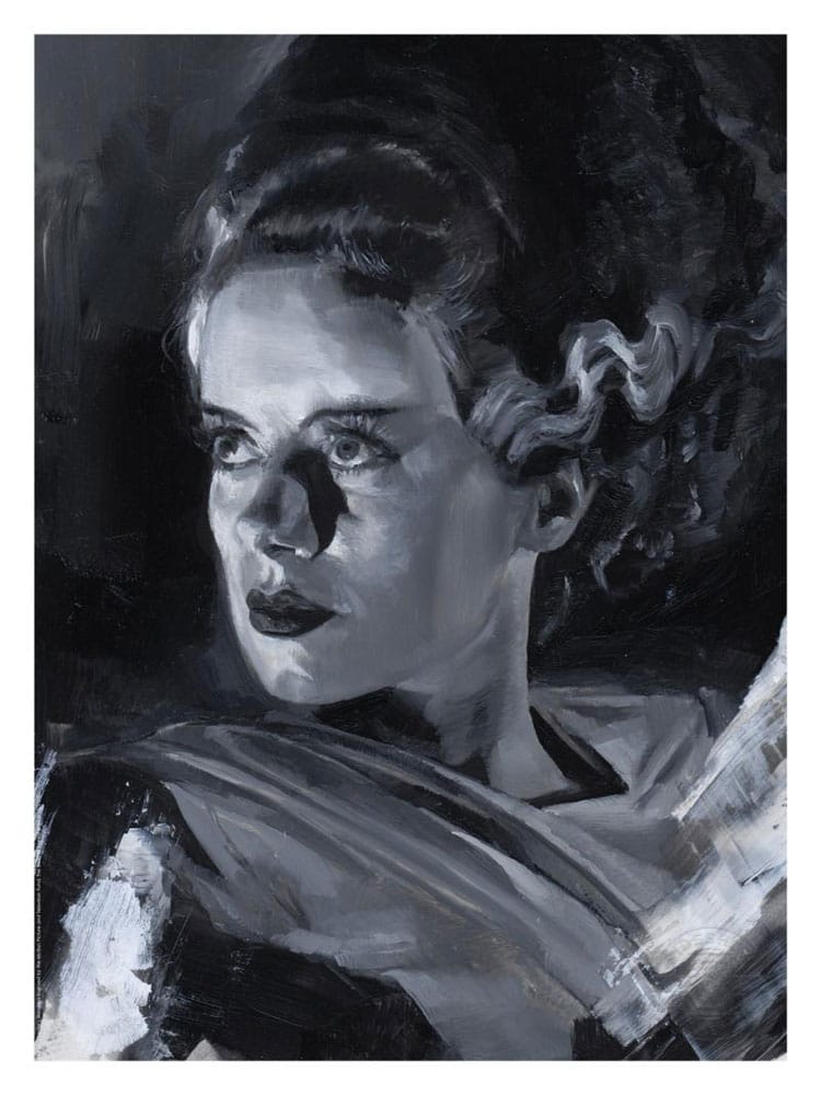 🧪 LAB | SU ORDINAZIONE Bride of Frankenstein Art Print Bride of Frankenstein by Chris Valentine 41 x 31 cm - unframed