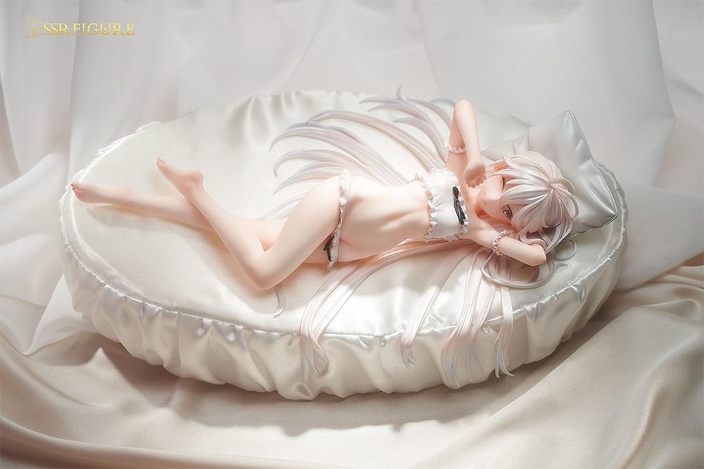 PREORDINE+ CHIUSO 08/2025 Original Character PVC Statue 1/7 Wakening White Haired-Chan Illustration by Hayashi Kewi 11 cm