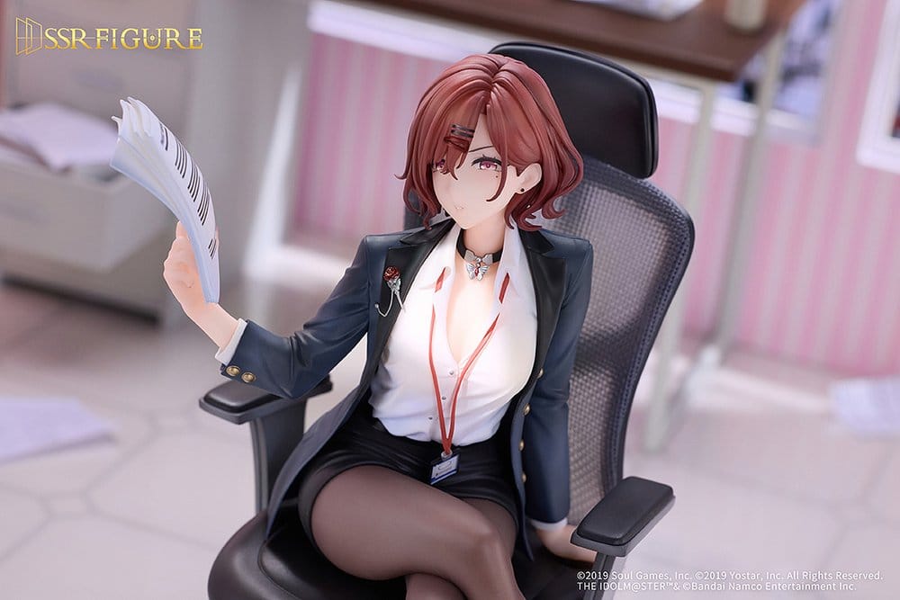 PREORDINE+ 09/2027 The Idolmaster Shiny Colors x Mahjong Soul PVC Figure 1/7 Madoka Higuchi Effortless Work Ver. 21 cm