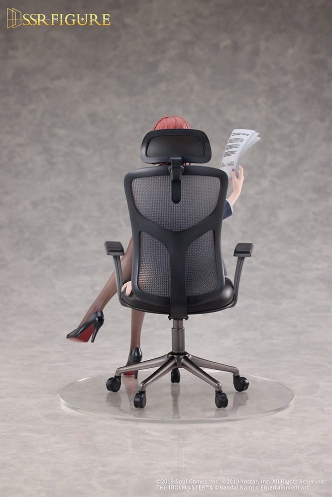 PREORDINE+ 09/2027 The Idolmaster Shiny Colors x Mahjong Soul PVC Figure 1/7 Madoka Higuchi Effortless Work Ver. 21 cm