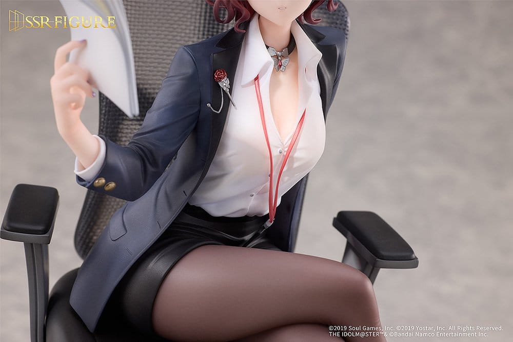 PREORDINE+ 09/2027 The Idolmaster Shiny Colors x Mahjong Soul PVC Figure 1/7 Madoka Higuchi Effortless Work Ver. 21 cm