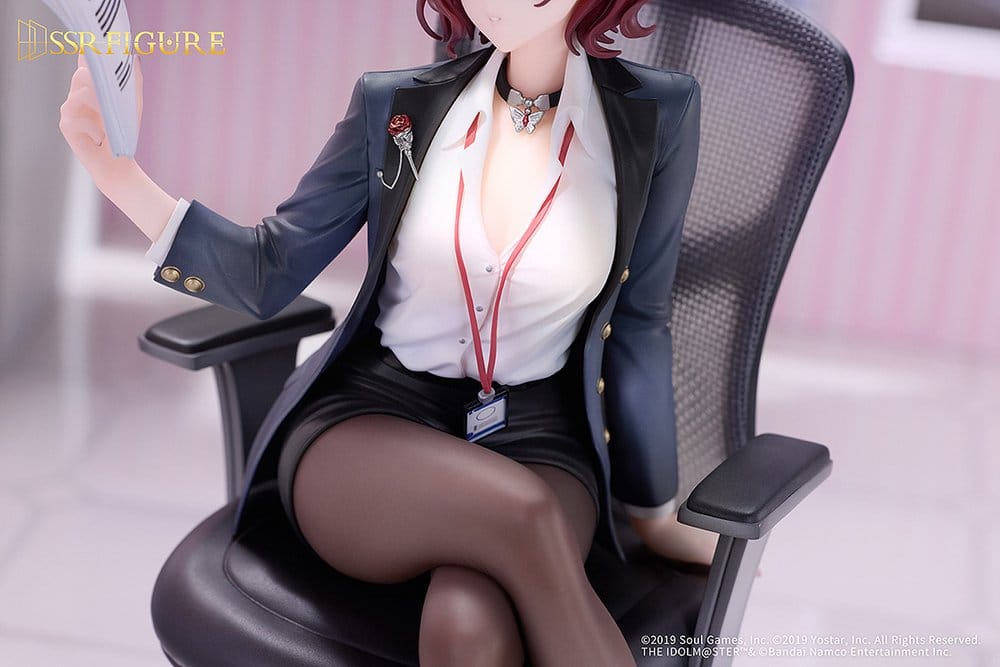 PREORDINE+ 09/2027 The Idolmaster Shiny Colors x Mahjong Soul PVC Figure 1/7 Madoka Higuchi Effortless Work Ver. 21 cm
