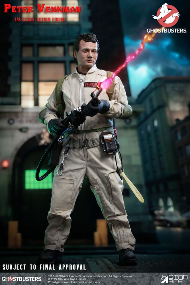 SU ORDINAZIONE Ghostbusters (1984) Action Figure 1/6 Peter Venkman 30 cm