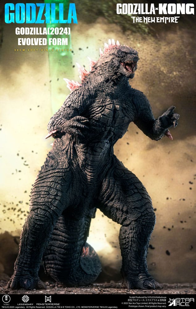 PREORDER+ 03/2026 Godzilla vs. Kong: The New Empire Soft Vinyl Statue Godzilla (2024) Evolved Deluxe Version 30 cm (PREORDER NON-CANCELLABLE)