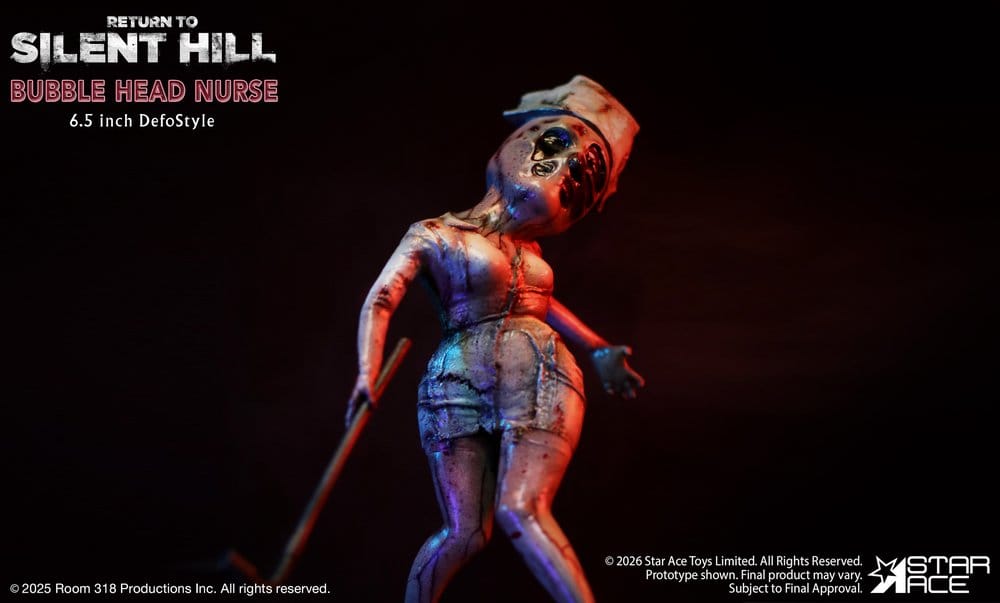 PREORDINE+ 03/2027 Return to Silent Hill (2026) DefoStyle Figure Bubble Head Nurse 16.5 cm