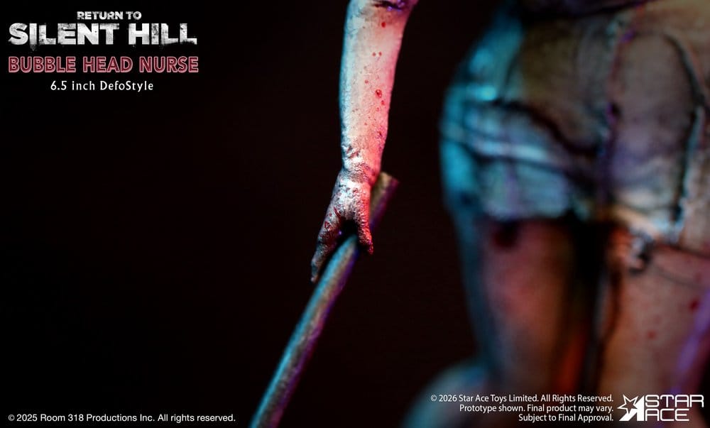 PREORDINE+ 03/2027 Return to Silent Hill (2026) DefoStyle Figure Bubble Head Nurse 16.5 cm