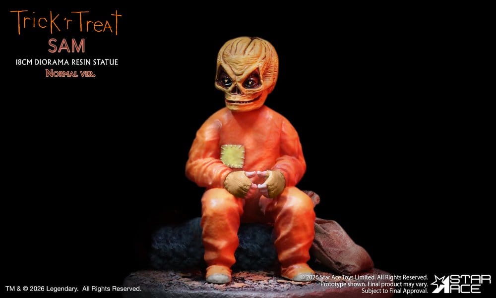 🧪 LAB | PREORDINE+ 03/2027 Trick R Treat Diorama Resin Statue Sam NX 18 cm