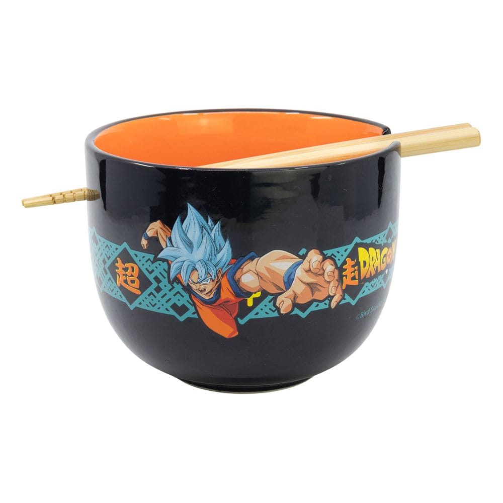 SU ORDINAZIONE Dragon Ball Ramen Bowl with Chopsticks Letters