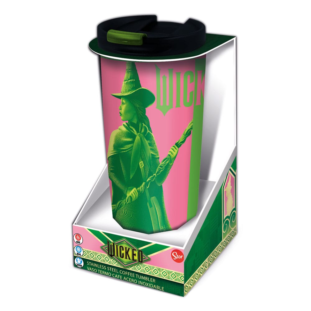 SU ORDINAZIONE Wicked Stainless Steel travel tumbler Elphaba & Glinda *PREZZO SPECIALE*