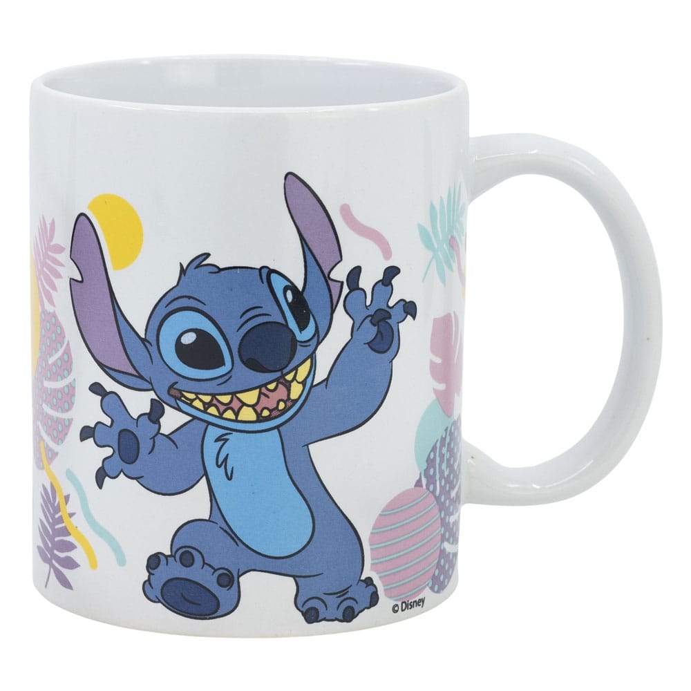 🧪 LAB | SU ORDINAZIONE Lilo & Stitch Mug Hawaian Flower 325 ml