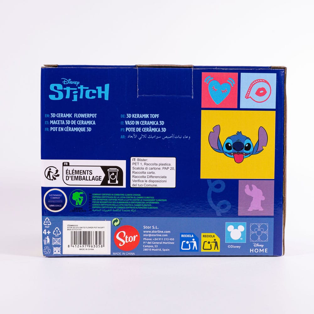 🧪 LAB | SU ORDINAZIONE Lilo & Stitch 3D Flower Pot Stitch