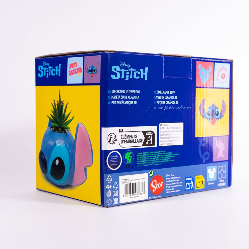 🧪 LAB | SU ORDINAZIONE Lilo & Stitch 3D Flower Pot Stitch