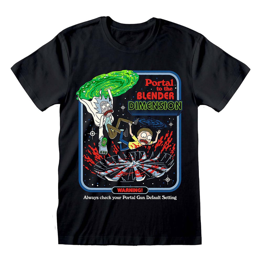 SU ORDINAZIONE Steven Rhodes T-Shirt Rick and Morty Portal Collab Size M