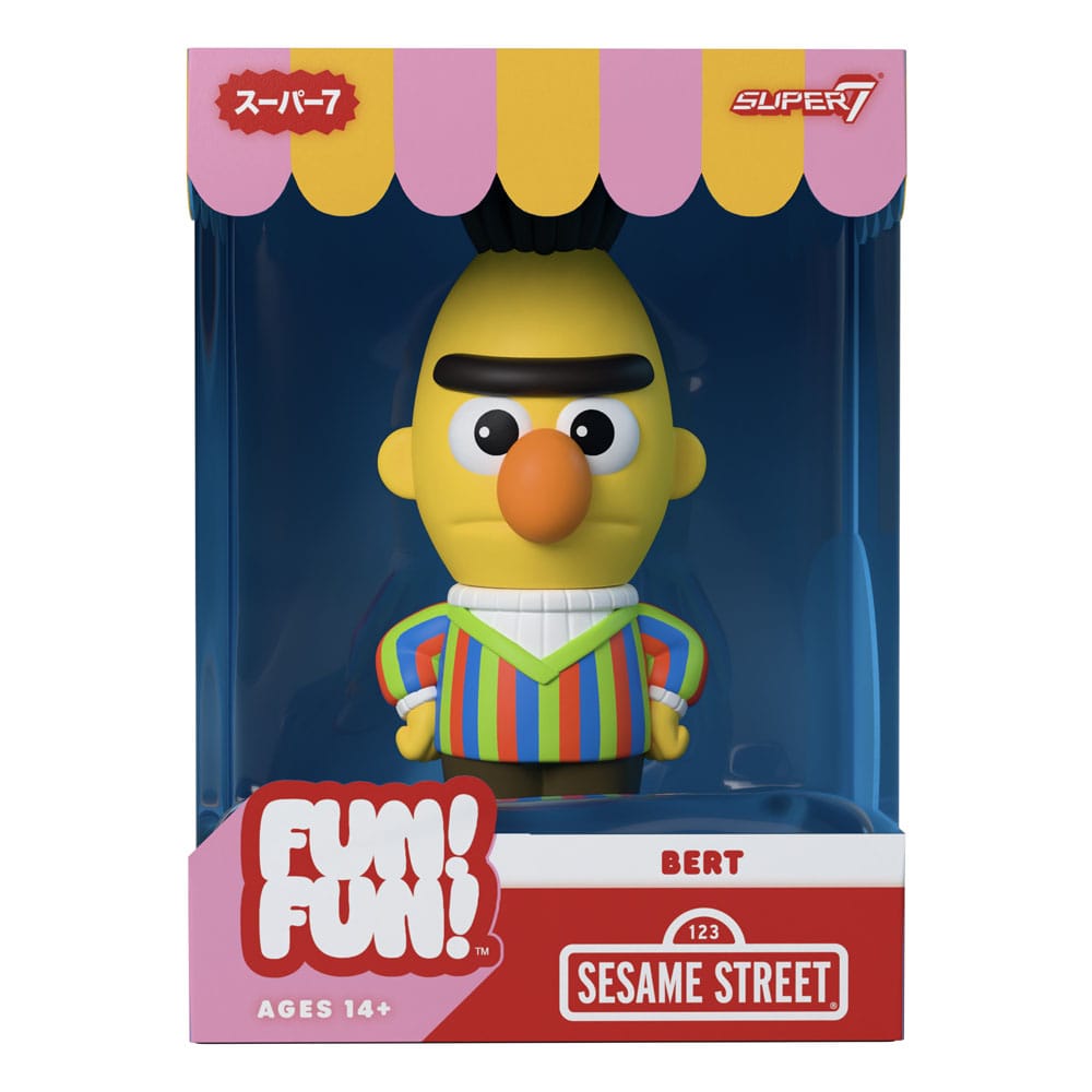 🧪 LAB | SU ORDINAZIONE Sesame Street FUN! FUN! Vinyl Action Figure Wave 02 Bert 13 cm