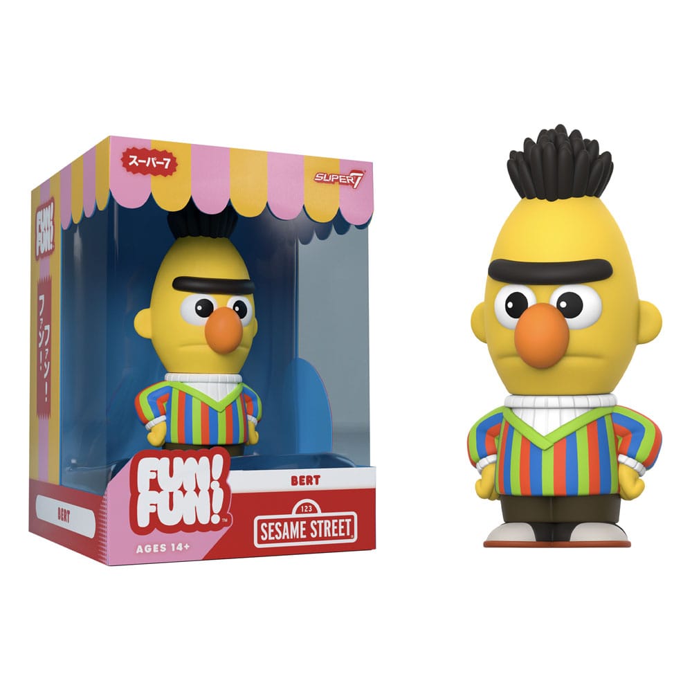 🧪 LAB | SU ORDINAZIONE Sesame Street FUN! FUN! Vinyl Action Figure Wave 02 Bert 13 cm