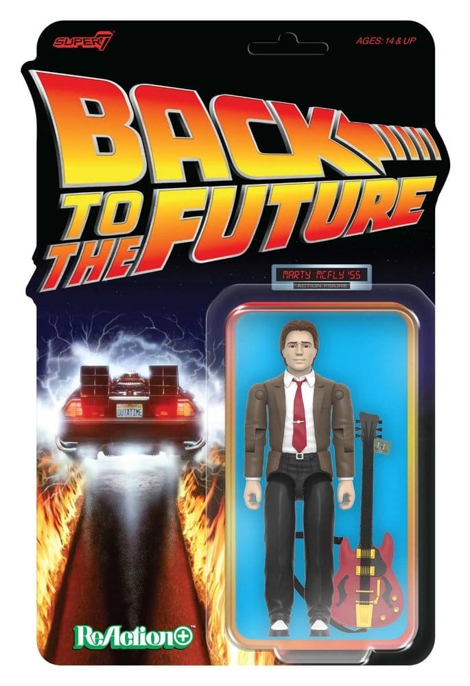 🧪 LAB | SU ORDINAZIONE Back to the Future ReAction+ Action Figure Wave 01 - Marty McFly '55 4 cm